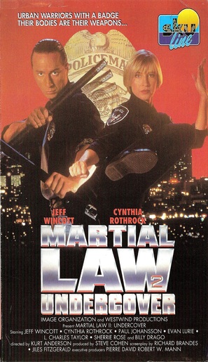 Martial Law II: Undercover - VHS movie cover (thumbnail)