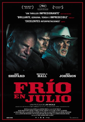 Cold in July - Spanish Movie Poster (thumbnail)
