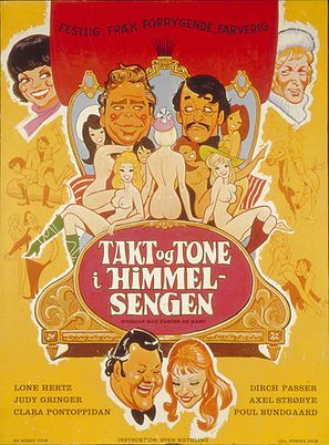 Takt og tone i himmelsengen - Danish Movie Poster (thumbnail)