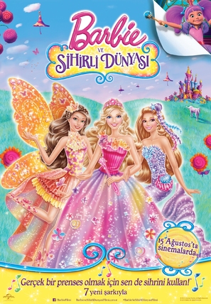 Barbie and the Secret Door - Turkish Movie Poster (thumbnail)