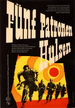 Fünf Patronenhülsen Poster