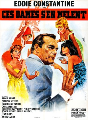 Ces dames s&#039;en m&ecirc;lent - French Movie Poster (thumbnail)