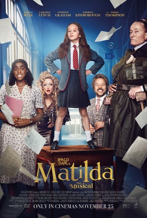 Roald Dahl&#039;s Matilda the Musical - British Movie Poster (thumbnail)