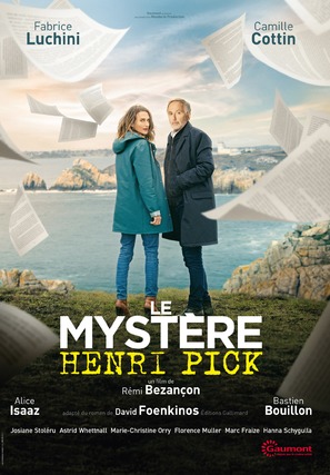 Le myst&egrave;re Henri Pick - French DVD movie cover (thumbnail)