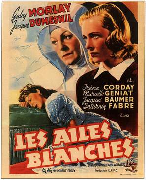 Les ailes blanches - French Movie Poster (thumbnail)