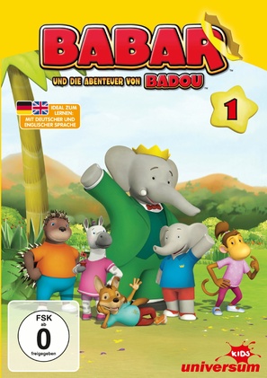 &quot;Babar and the Adventures of Badou&quot; - German DVD movie cover (thumbnail)