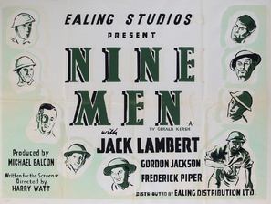 Nine Men - British Movie Poster (thumbnail)