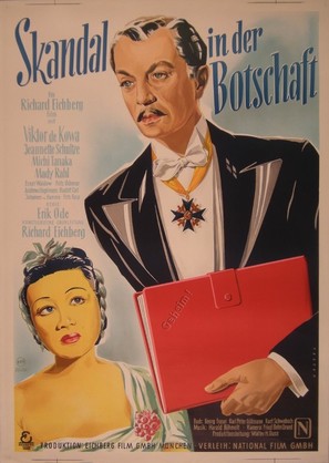 Skandal in der Botschaft - German Movie Poster (thumbnail)