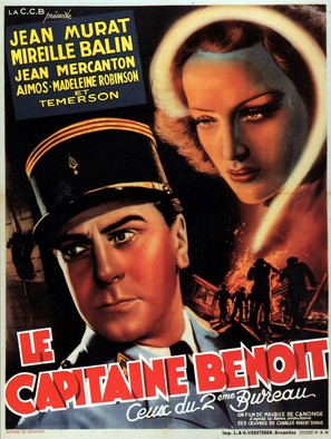 Le Capitaine Beno&icirc;t - Belgian Movie Poster (thumbnail)