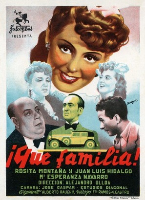 &iexcl;Qu&eacute; familia! - Spanish Movie Poster (thumbnail)