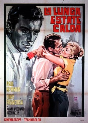 The Long, Hot Summer - Italian Movie Poster (thumbnail)