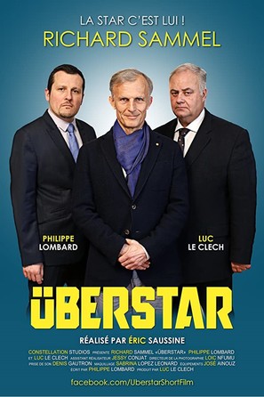 &Uuml;berstar - French Movie Poster (thumbnail)