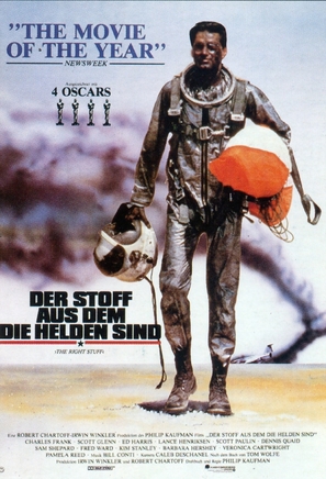 The Right Stuff - German Movie Poster (thumbnail)