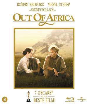 Out of Africa - Dutch Blu-Ray movie cover (thumbnail)