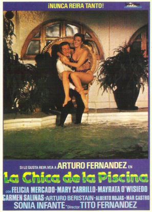 La chica de la piscina - Spanish Movie Poster (thumbnail)