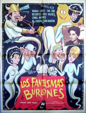 Los fantasmas burlones - Mexican Movie Poster (thumbnail)