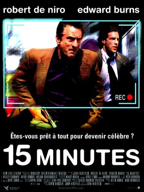 15 Minutes - French Movie Poster (thumbnail)