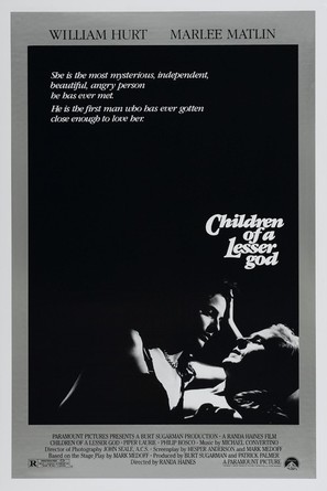 Children of a Lesser God - Theatrical movie poster (thumbnail)