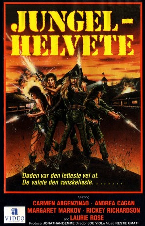 The Hot Box - Norwegian VHS movie cover (thumbnail)