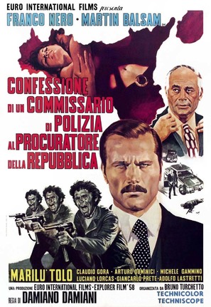 Confessione di un commissario di polizia al procuratore della repubblica - Italian Movie Poster (thumbnail)