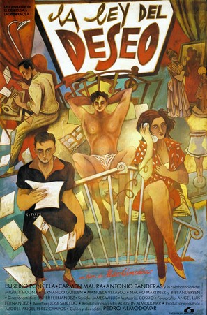 La ley del deseo - Spanish Movie Poster (thumbnail)