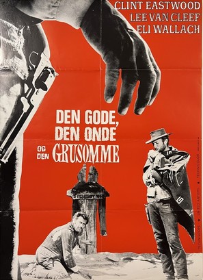 Il buono, il brutto, il cattivo - Danish Movie Poster (thumbnail)