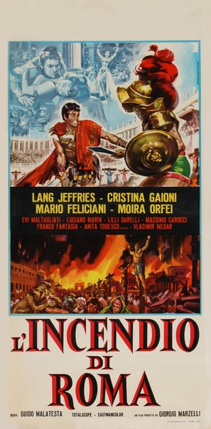 L&#039;incendio di Roma - Italian Movie Poster (thumbnail)