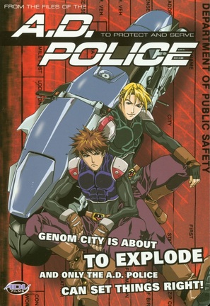 &quot;A.D. Police: To Protect and Serve&quot; - DVD movie cover (thumbnail)