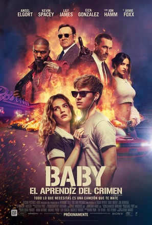 Baby Driver - Spanish Movie Poster (thumbnail)