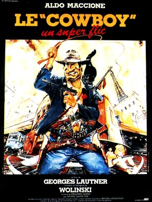 Le cowboy - French Movie Poster (thumbnail)