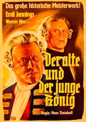Der alte und der junge K&ouml;nig - Friedrichs des Grossen Jugend - German Movie Poster (thumbnail)
