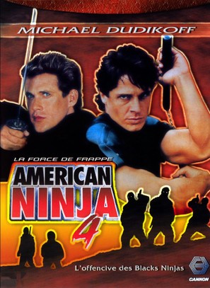 American Ninja 4: The Annihilation - French DVD movie cover (thumbnail)