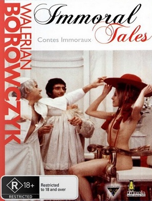 Contes immoraux - Australian DVD movie cover (thumbnail)