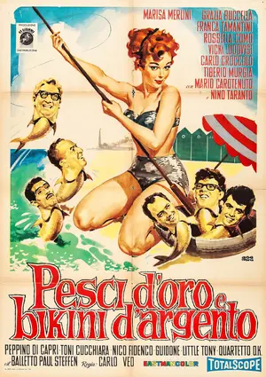 Pesci d'oro e bikini d'argento Poster