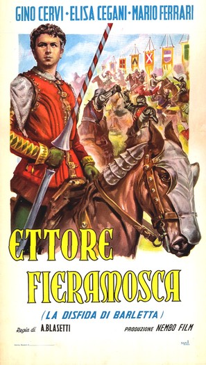 Ettore Fieramosca - Italian Movie Poster (thumbnail)