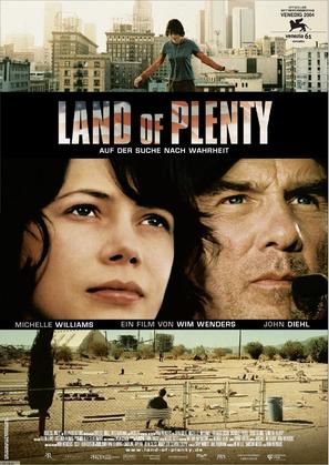 Land of Plenty - German Movie Poster (thumbnail)