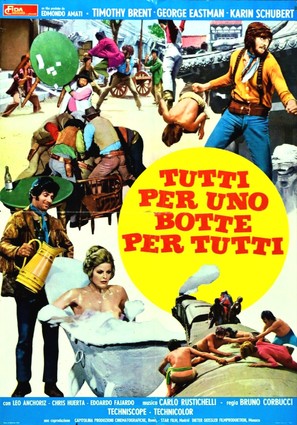 Tutti per uno botte per tutti - Italian Movie Poster (thumbnail)