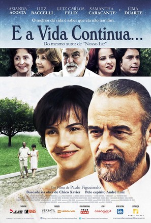 E a Vida Continua... - Brazilian Movie Poster (thumbnail)