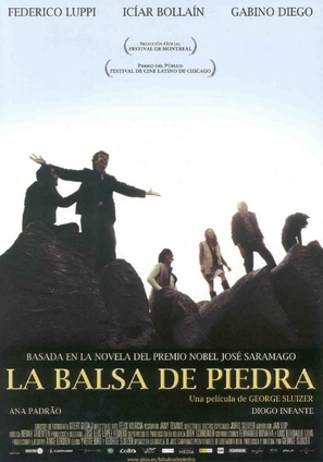 La balsa de piedra - Spanish Movie Poster (thumbnail)