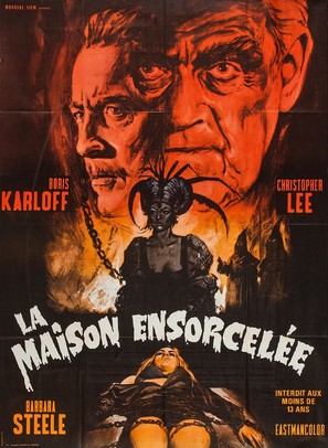 Curse of the Crimson Altar - French Movie Poster (thumbnail)