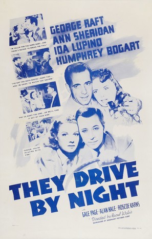 They Drive by Night - Re-release movie poster (thumbnail)