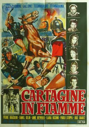 Cartagine in fiamme - Italian Movie Poster (thumbnail)
