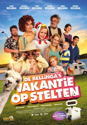 De Bellinga&#039;s: Vakantie op stelten - Dutch Movie Poster (thumbnail)