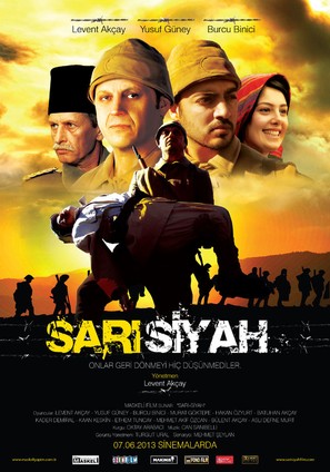 Sari siyah - Turkish Movie Poster (thumbnail)