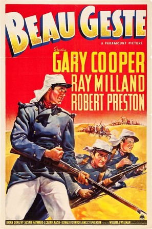 Beau Geste - Theatrical movie poster (thumbnail)