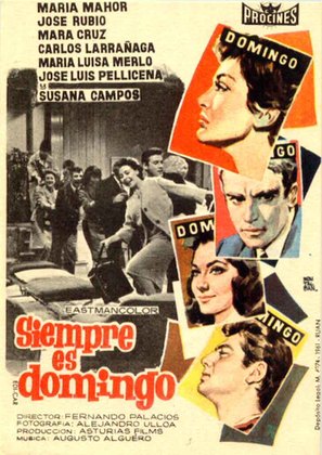 Siempre es domingo - Spanish Movie Poster (thumbnail)