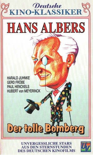 Der tolle Bomberg - German VHS movie cover (thumbnail)