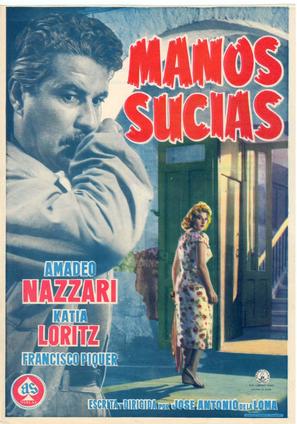Las manos sucias - Spanish Movie Poster (thumbnail)