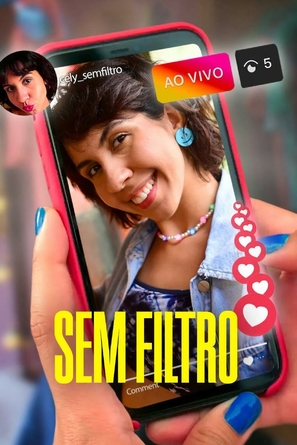 &quot;Sem Filtro&quot; - Brazilian Movie Poster (thumbnail)