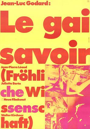 Gai savoir, Le - German Movie Poster (thumbnail)